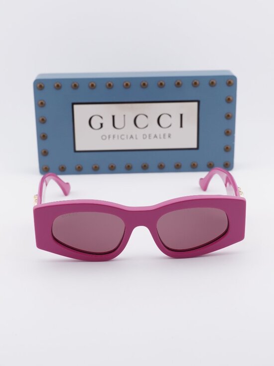 Gucci GG1754S 004 Square Sunglasses - Pink main image 9
